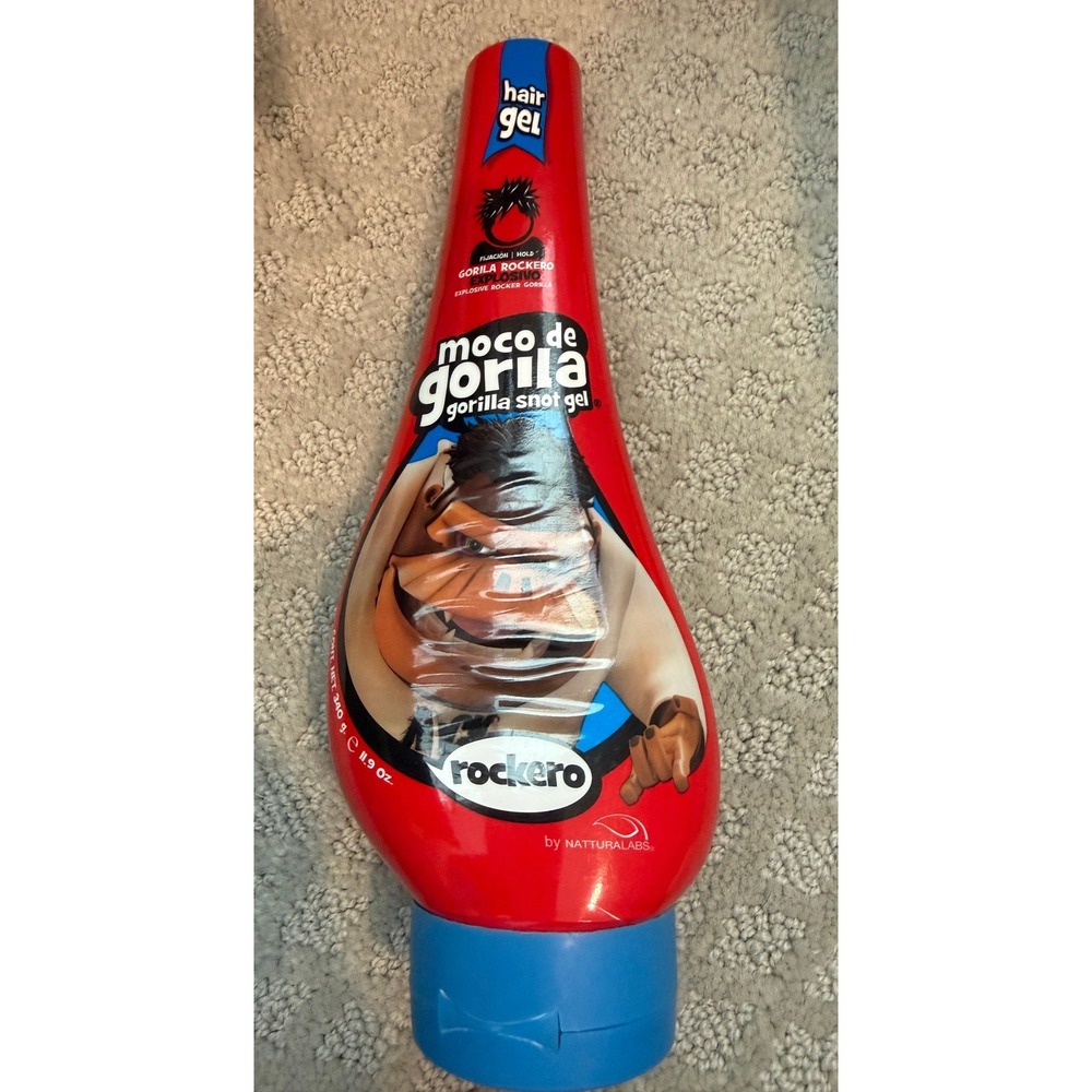 Moco de‎ Gorilla Rockero Gorilla Snot Gel Explosive Hold Hair Gel 11.9 oz Red